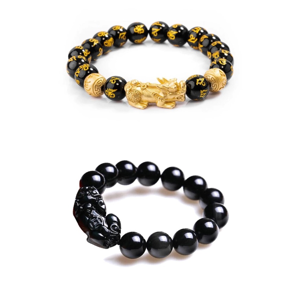 New! Set of 2 Buddha Power bracelets